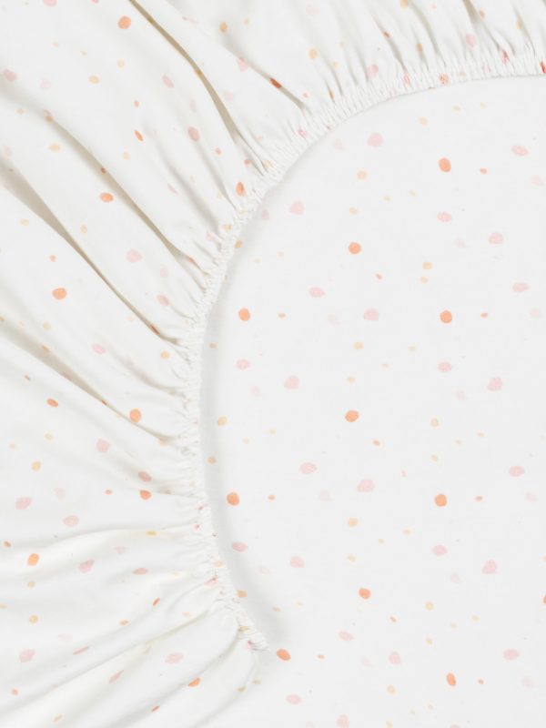 Playpen Playard Sheet - Pink Dots Supply - Image 2