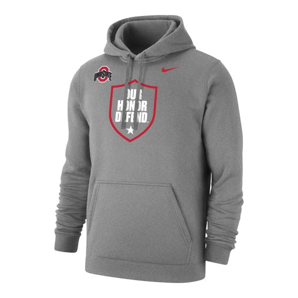Ohio State Buckeyes Nike Our Honor Defend™ Shield Gray Hood Sale
