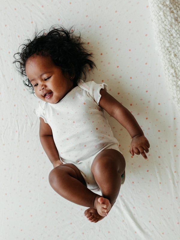 Playpen Playard Sheet - Pink Dots Supply - Image 3