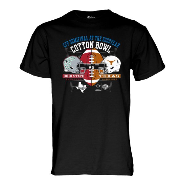Ohio State Buckeyes Cotton Bowl Match Up T-Shirt For Sale