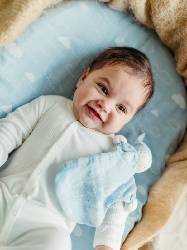 Muslin - Bassinet Sheet - Clouds Online Hot Sale - Image 4