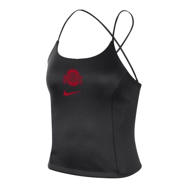 Ladies Ohio State Buckeyes Nike Sportswear Black Tank Top For Discount