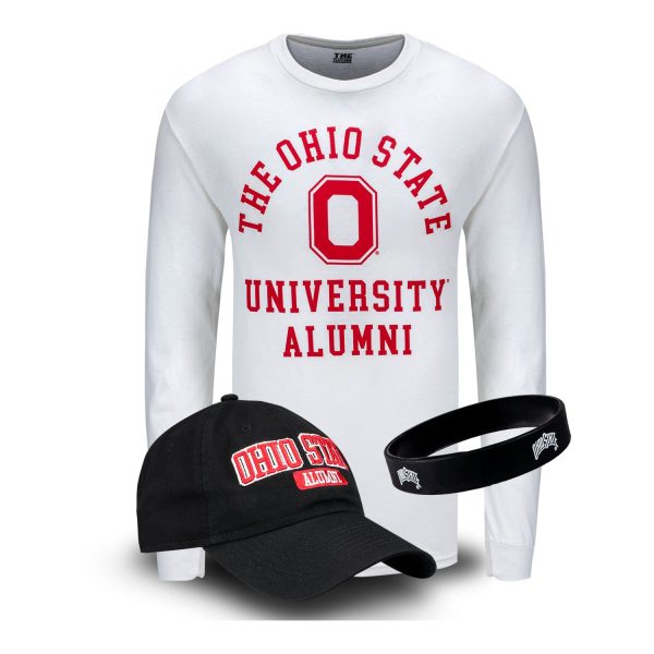 Ohio State Buckeyes Alumni Hat & Tee Bundle For Sale