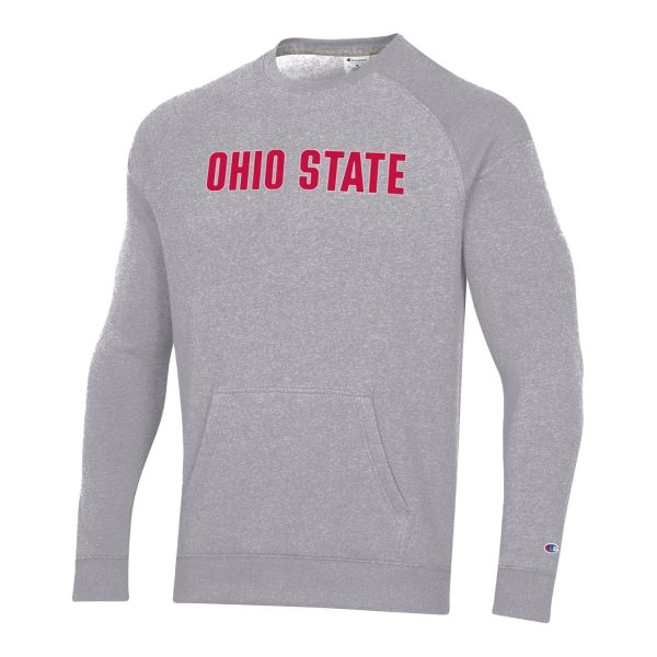 Ohio State Buckeyes Tri Fleece Pouch Gray Sweatshirt Online now