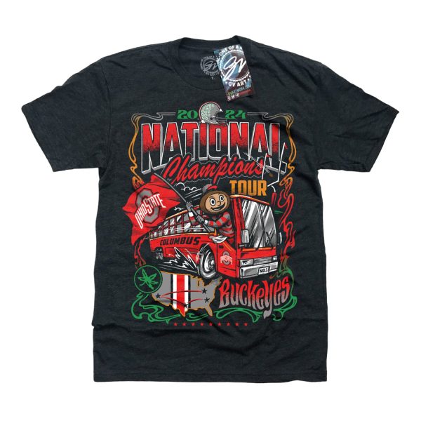 Ohio State Buckeyes National Champs Tour T-Shirt Online