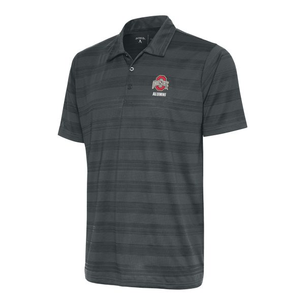 Ohio State Buckeyes Alumni Compass Gray Polo Online now