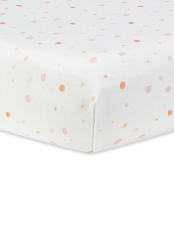 Playpen Playard Sheet - Pink Dots Supply