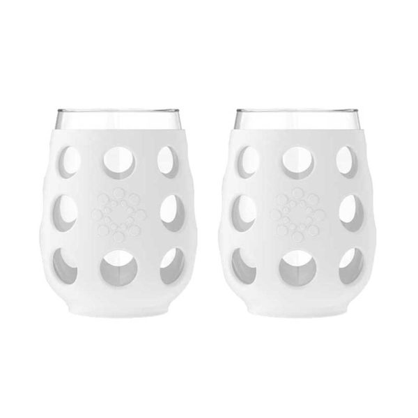 17oz Wine Glass with Silicone Sleeve-2 Pack Cheap - Image 3