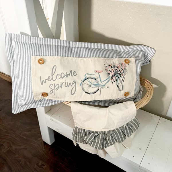 Bundle Deal: Vintage Bike Panels (4 pack) SAVE!!! SPRING, FIREWORKS, FALL, CHRISTMAS BIKES Online now - Image 2