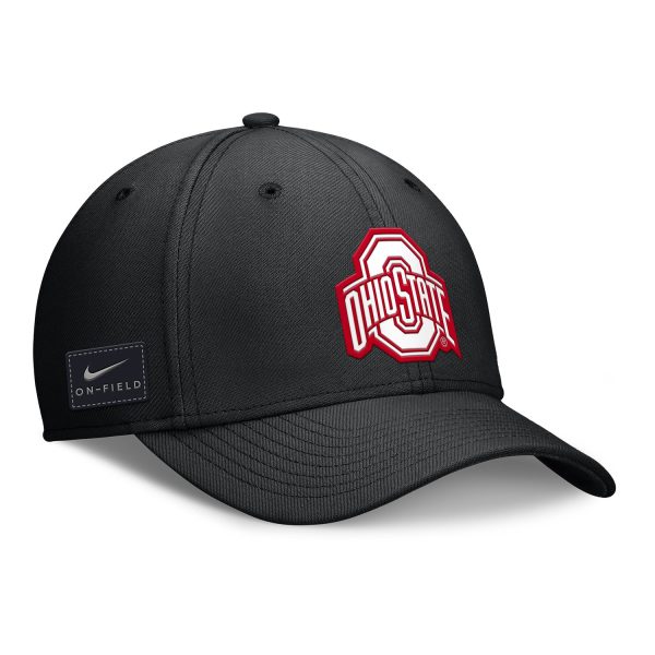 Ohio State Buckeyes Nike 2024 Sideline Primary Logo Flex Hat Online Hot Sale - Image 2