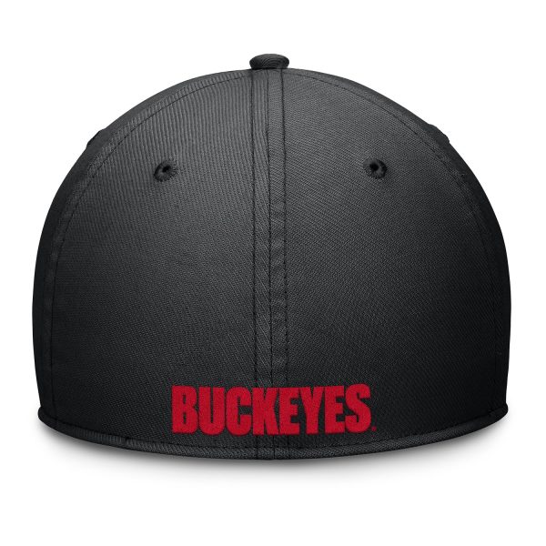 Ohio State Buckeyes Nike 2024 Sideline Primary Logo Flex Hat Online Hot Sale - Image 4