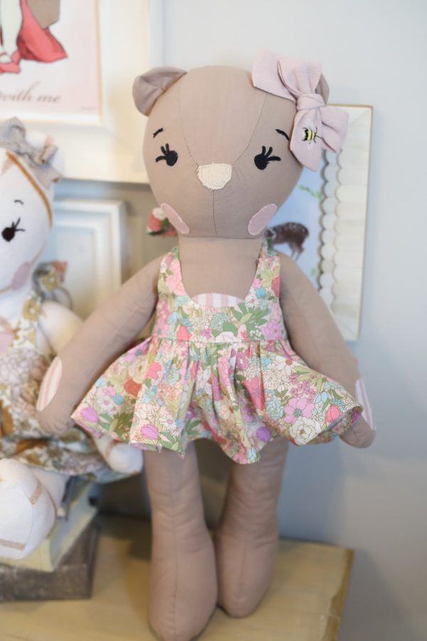 Honey Bear 18  Stuffie Animal Pattern Hot on Sale - Image 4