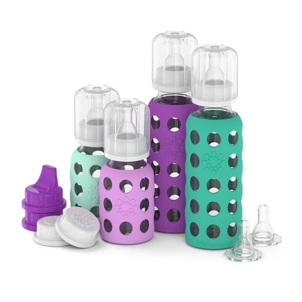 4-Glass Baby Bottle Starter Set For Discount - Image 2