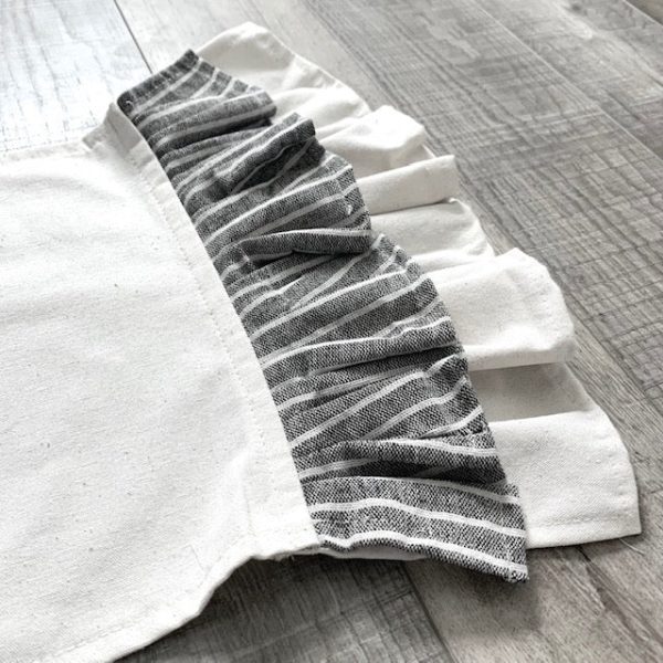 PARTY PACKAGE BUNDLE: Holiday Panel Thanksgiving November Fall Autumn, farmhouse charcoal runner: VINTAGE SUNFLOWER PUMPKIN TRUCK   FALL BIKE +  CHARCOAL CREAM TABLE RUNNER Supply - Image 5