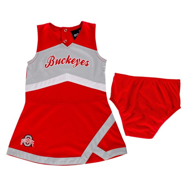 Toddler Ohio State Buckeyes Cheer Captain Set Cheap