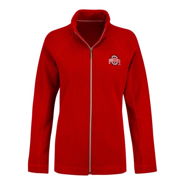 Ladies Ohio State Buckeyes Aruba Full Zip Jacket For Discount