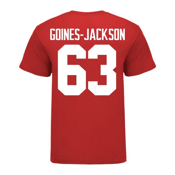 Ohio State Buckeyes Julian Goines-Jackson #63 Student Athlete Football T-Shirt Supply