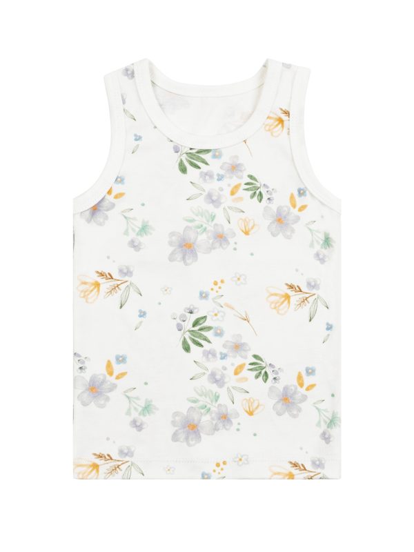 Girl s Undershirt Tank Top - Modern Daisy Sale - Image 3