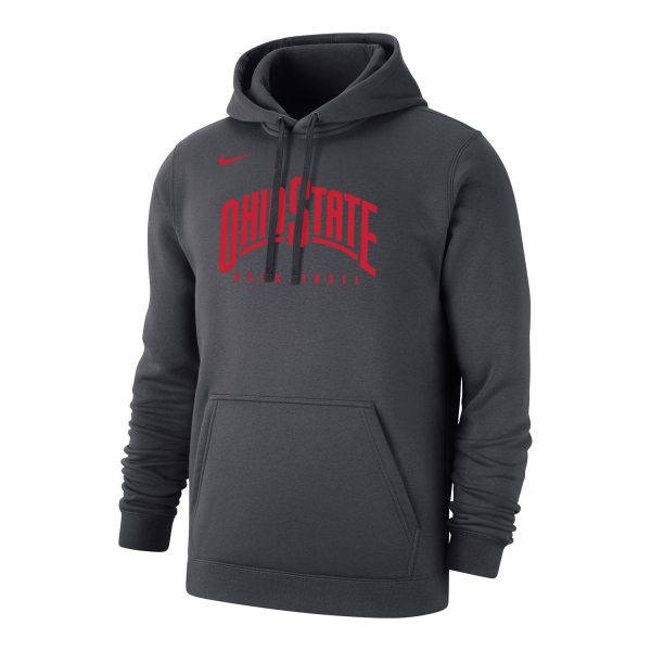 Ohio State Buckeyes Nike Club Fleece Basketball Gray Sweatshirt Supply