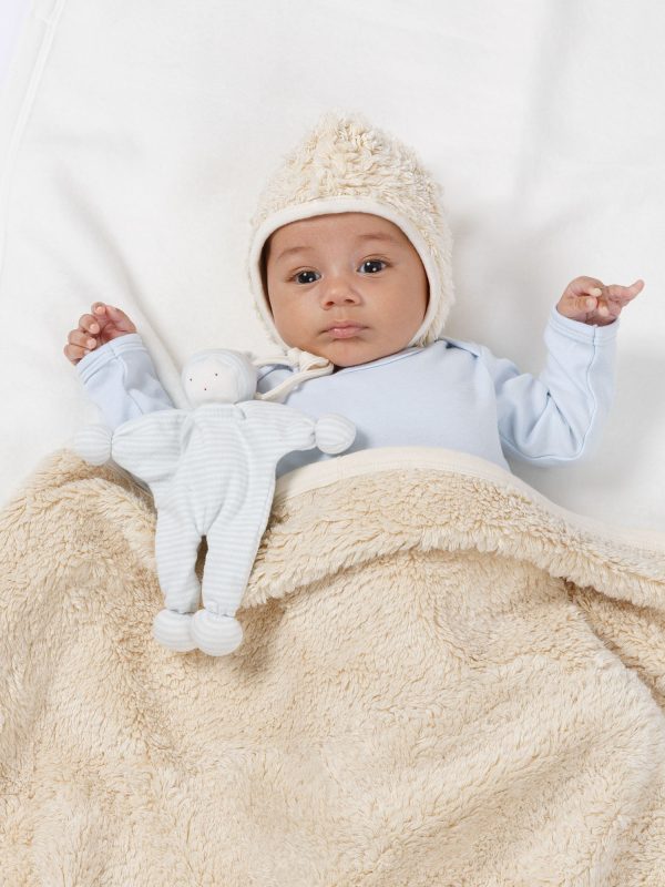 Baby Buddy Lovey Doll - Basic Blue Stripe For Discount - Image 2