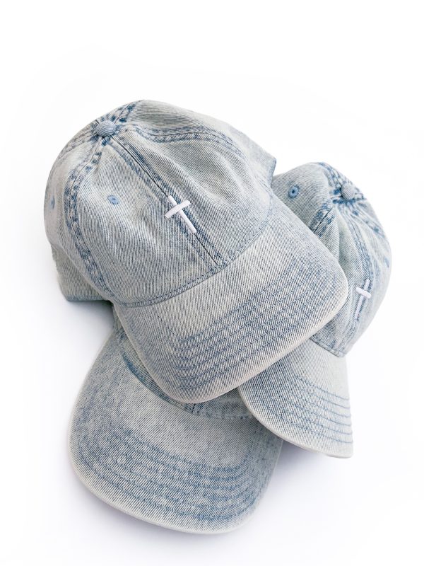Cross Denim Hat Fashion