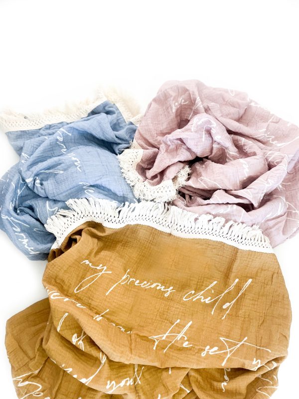 My Precious Child Prayer, Tassel Swaddle Blanket Online Hot Sale