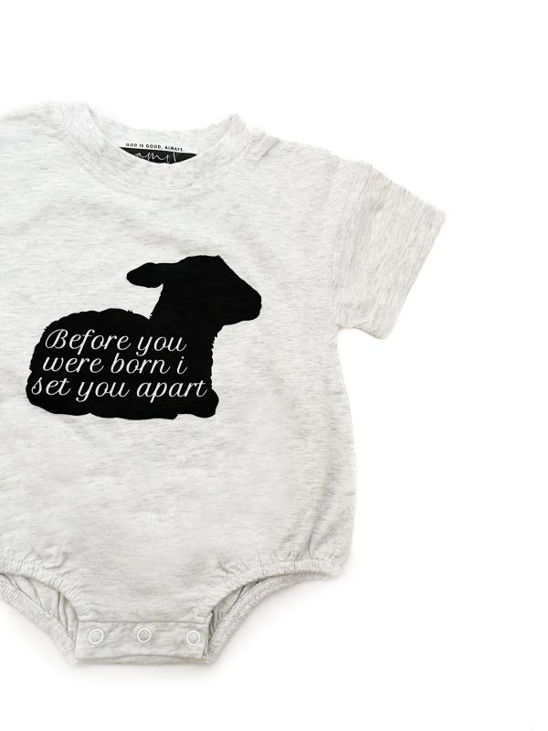 Before You Were Born Lamb Bubble Bodysuit Sale