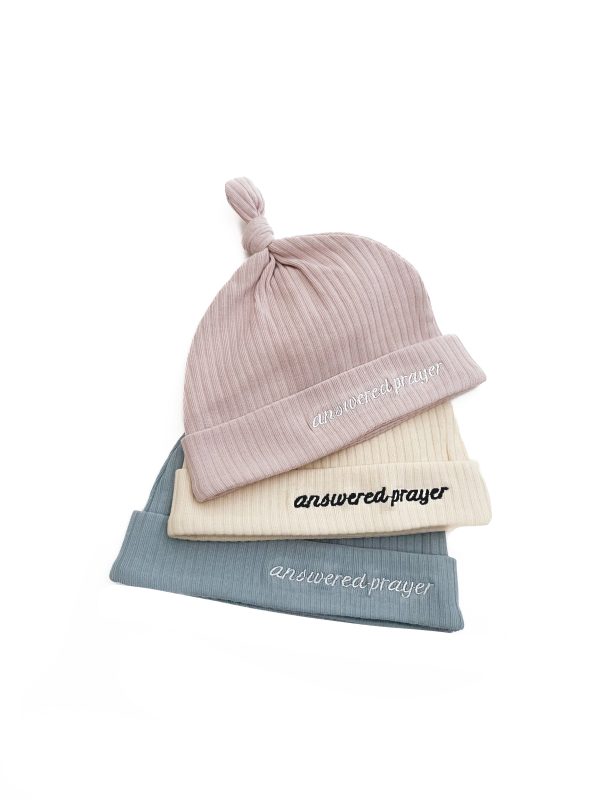 Answered Prayer Embroidered Beanie Cheap