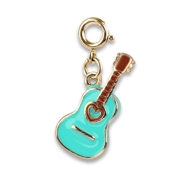 CHARM IT! Gold Rebel Girls Guitar Charm Cheap