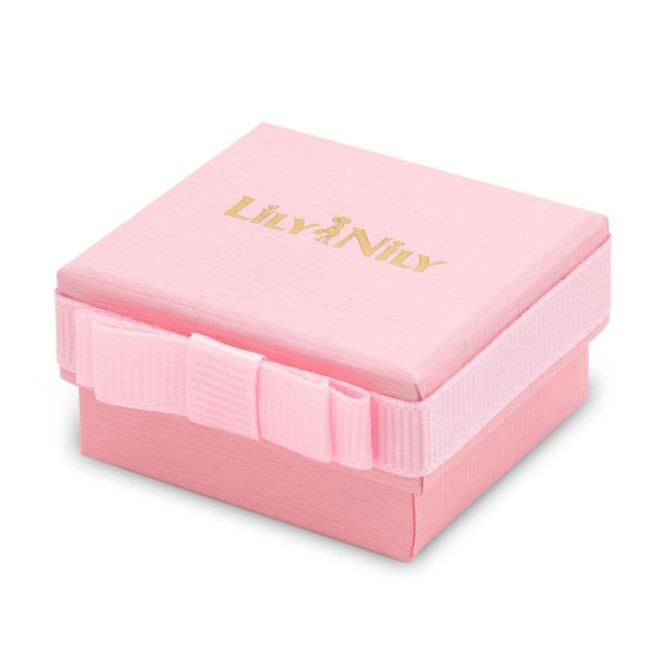 Lily Nily CZ Bar Necklace, Pink & White Supply - Image 2