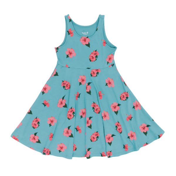 Kyte Baby Tank Twirl Dress in Hibiscus Cheap