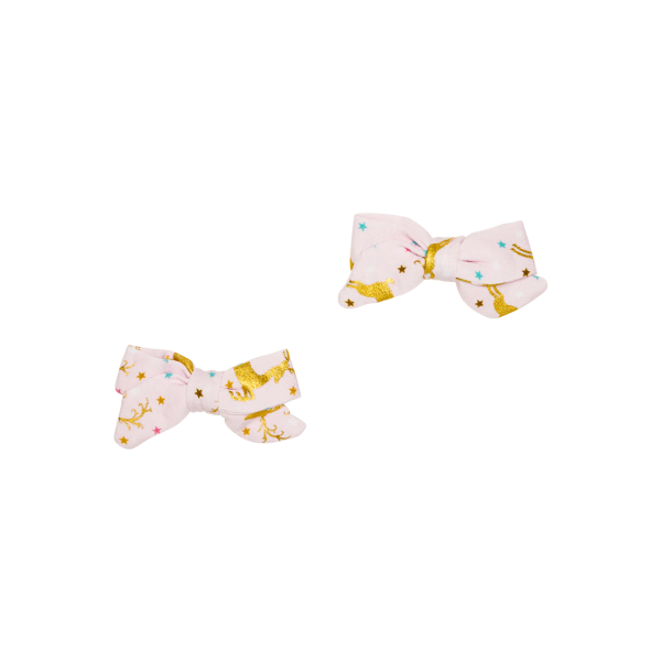 Posh Peanut Ryleigh 2PK Bow Hair Clips, One Size Discount - Image 2