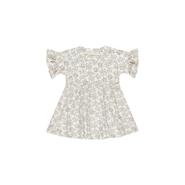 Rylee + Cru Babydoll Dress, Blue Ditsy Cheap