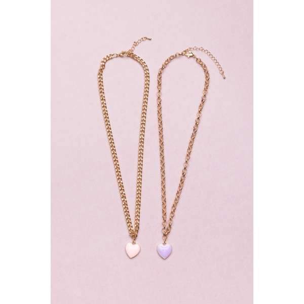 Great Pretenders Boutique Chunky Chain Heart Necklace, Assorted For Discount