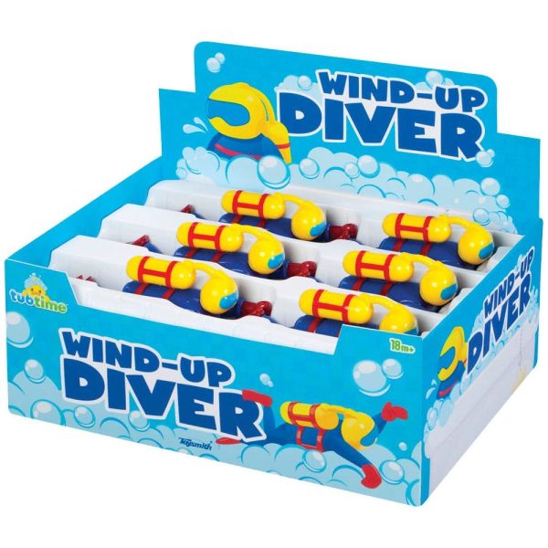 Toysmith - 7.5  Wind Up Diver, Bath, Pool, Beach Online Sale