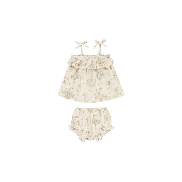 Rylee + Cru Ruffle Tube Top Set, Citrus Grove Supply