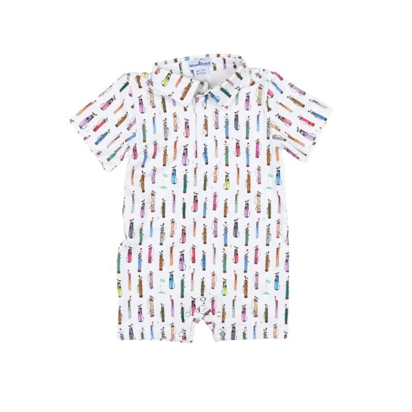 Blue Quail Clothing Co. Golf Bags Polo Short Sleeve Romper For Sale
