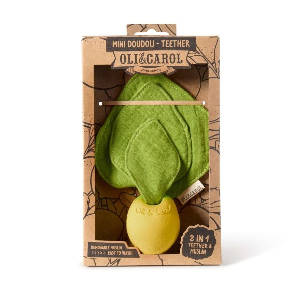 Oli & Carollou The Lemon Mini Doudou-Teether Online