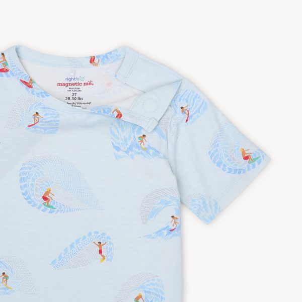 Magnetic Me Big Sur Rightfit™ Magnetic No Drama Pajama Short Sleeve Short Set Online Hot Sale - Image 2