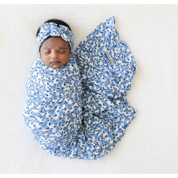 Posh Peanut Nayeli Swaddle & Headwrap Set, One Size Sale - Image 2