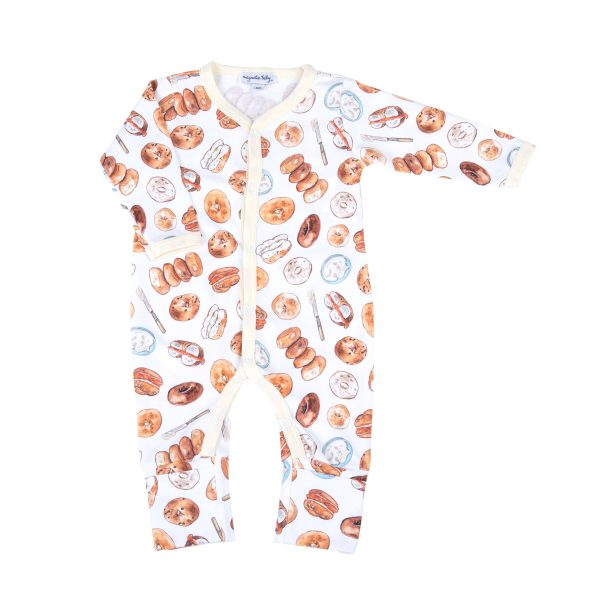 Magnolia Baby Hot Bagels Ivory Printed Playsuit on Sale - Image 2