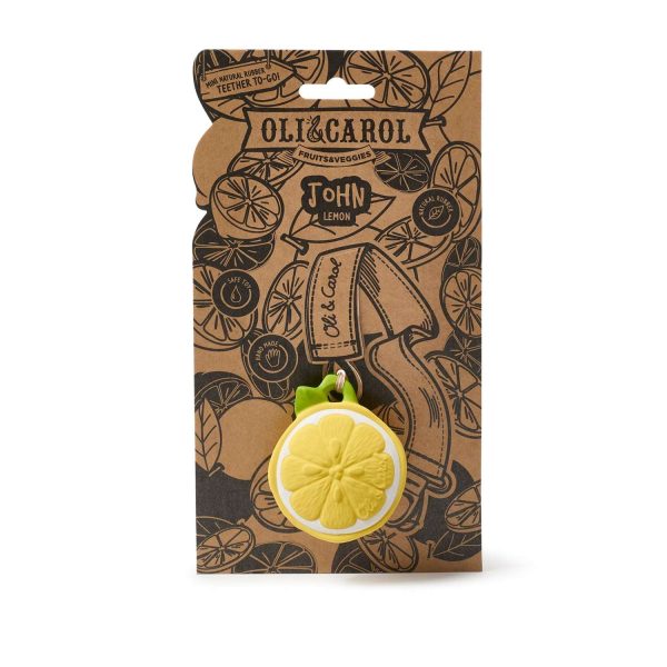 Oli & Carollou The Lemon Mini Baby Teether For Discount