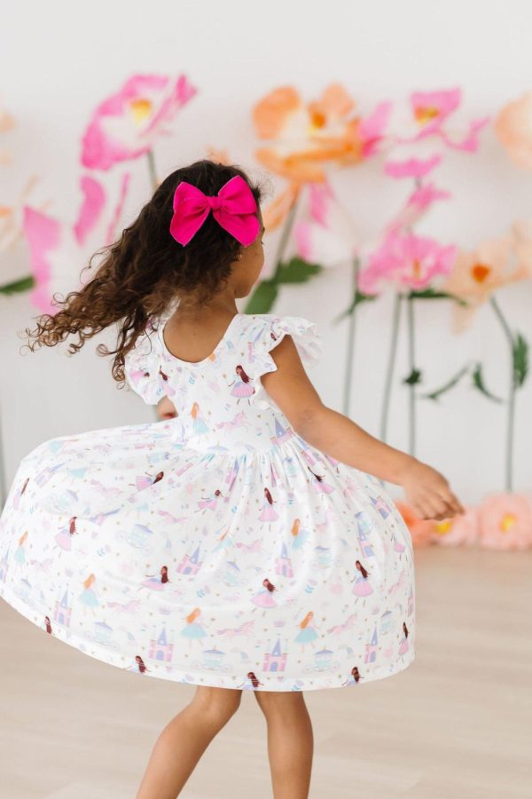 Mila & Rose Fairy Princess Flutter Sleeve Twirl Dress Online Hot Sale - Image 3
