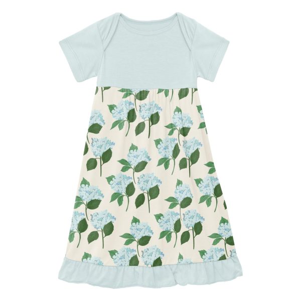 Kickee Pants Print Short Sleeve One Piece Dress Romper, Hydrangea Bouquet For Sale