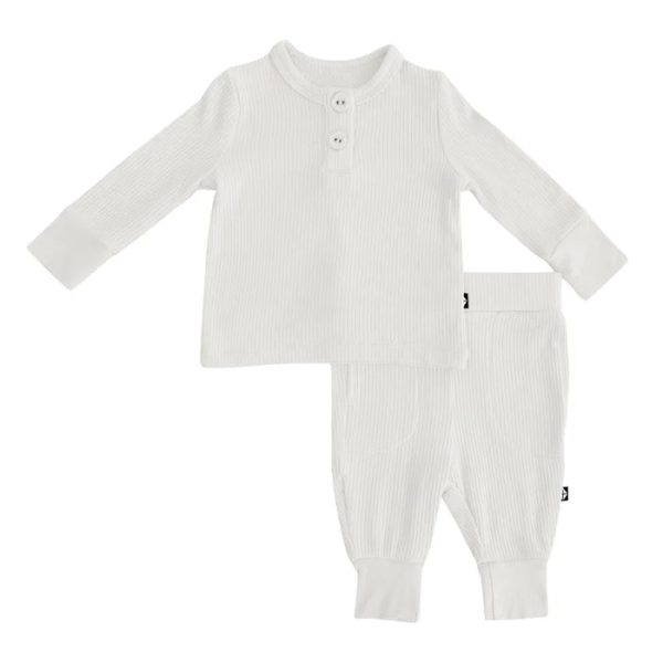 Kyte Baby Ribbed Infant Henley Set Discount