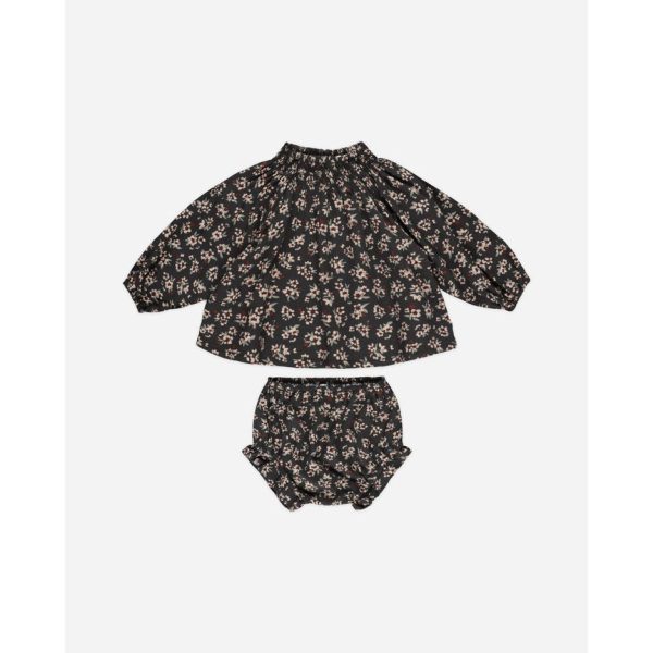 Rylee + Cru Quincy Set, Dark Floral Online Hot Sale