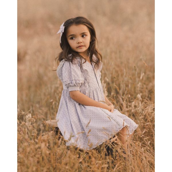 Rylee + Cru Lana Dress, Dusty Blue Discount - Image 2