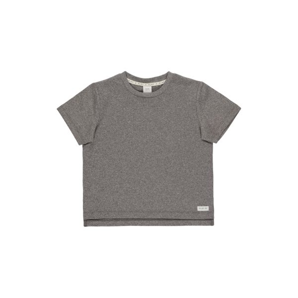 Rylee + Cru Cove Essential Tee, Heathered Grey Cheap