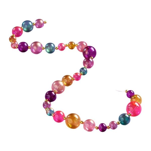 Glitterville Gold Splatter Ball Garland Discount