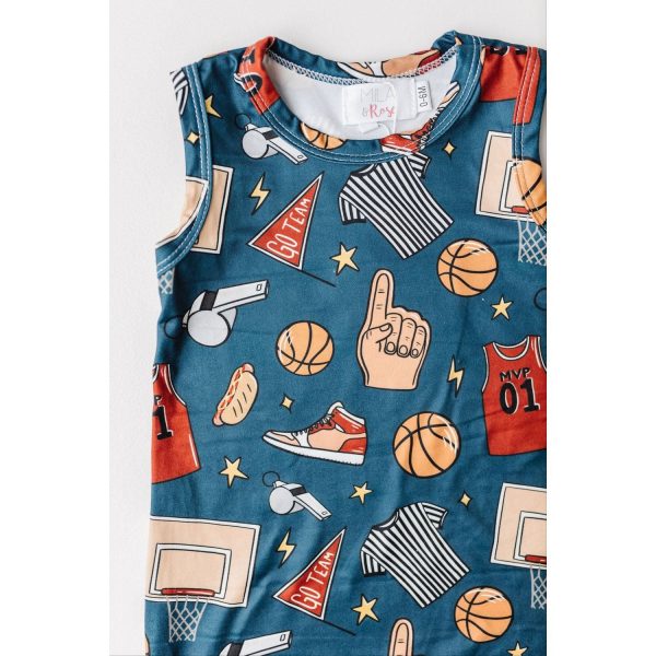 Mila & Rose Basketball Shorty One-Piece Online now - Image 4
